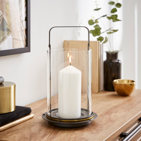 Industrial Glass Metal Lantern