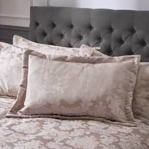 Catherine Lansfield Damask Jacquard Quilted Pillow Sham Pair
