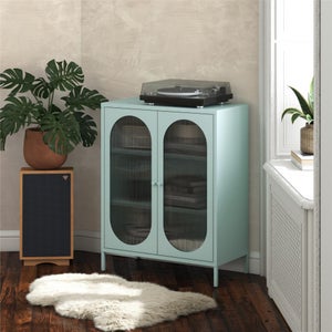 Luna Small Fluted Sideboard- Glass