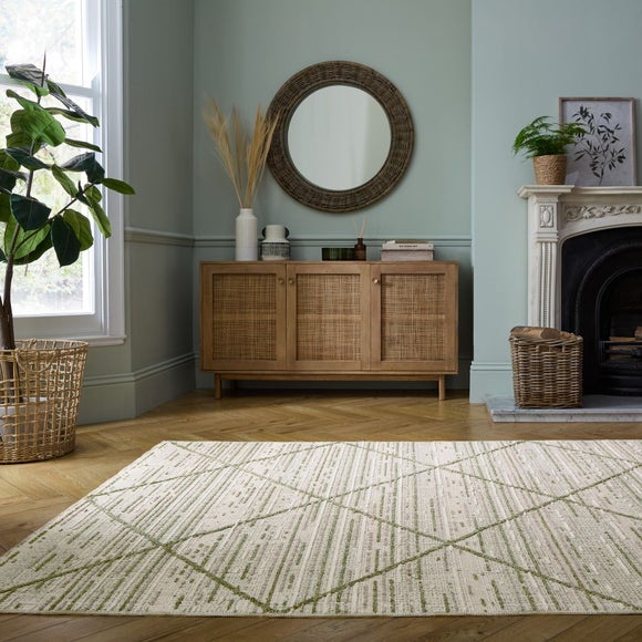 Edited Life Diamond Tuft Textured Washable Rug