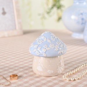 Disney Alice In Wonderland Mushroom Shaped Trinket Box