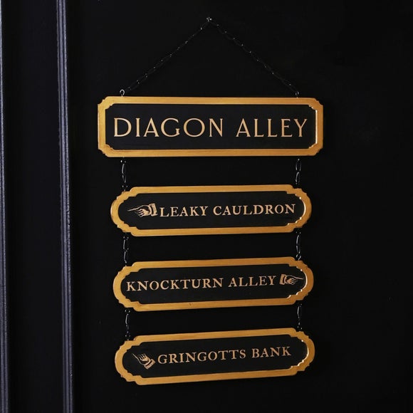 View Harry Potter Diagon Alley Wall Plaque View Harry Potter Diagon Alley Wall Plaque