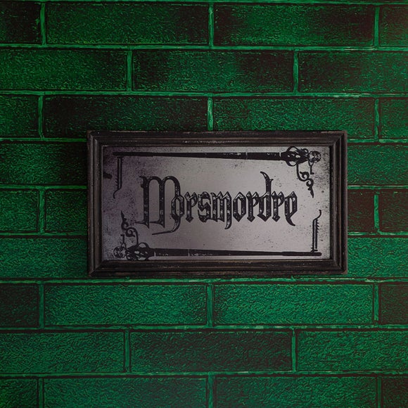 Harry Potter Morsmordre Mirrored Wall Plaque