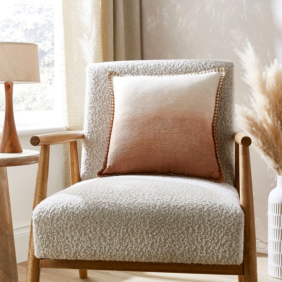 Click to view product details and reviews for Tie Dye Blanket Stitch Camel Square Cushion.