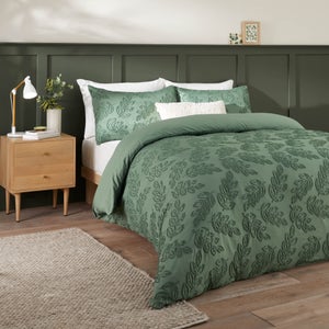 Duvet Day Seville Leaf Reversible Duvet Cover & Pillowcase Set