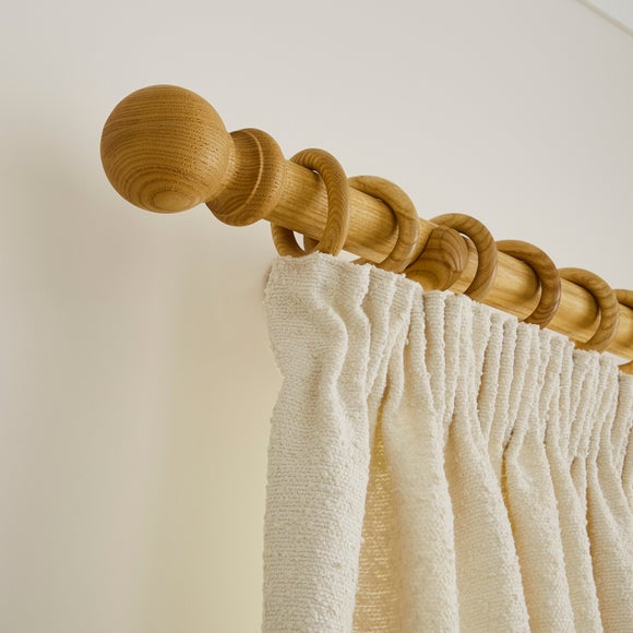 Tilton Wooden Curtain Pole With Rings