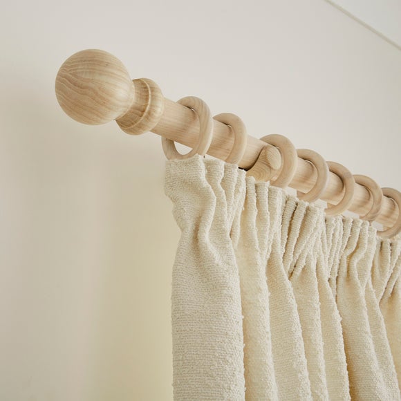 Tilton Wooden Curtain Pole With Rings
