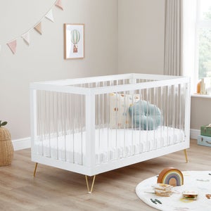 Babymore Kimi Xl Acrylic Cot Bed