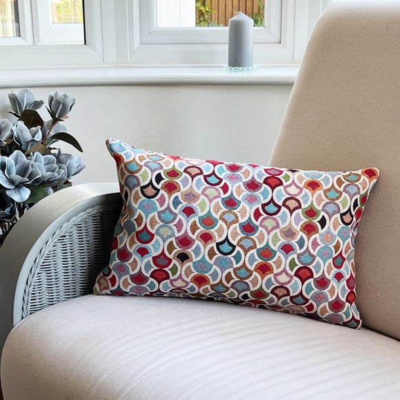 Click to view product details and reviews for Daro Tapestry Doodle Rectangular Cushion.