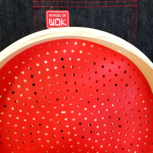 School Of Wok Non Stick Silicone Steaming Mat Red