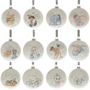 Disney Magical Beginnings Set Of 12 Christmas Baubles