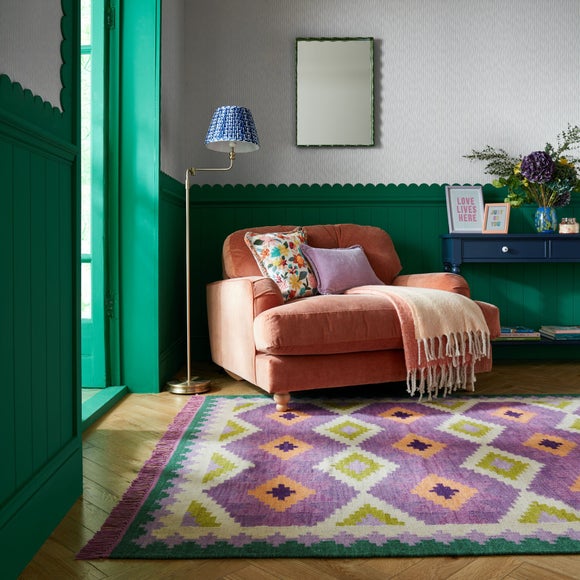 Sophie Robinson Candy Kilim Wool Rug