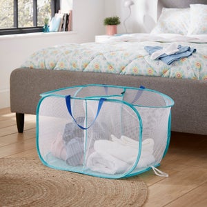 Compact Mesh Duo Laundry Bag