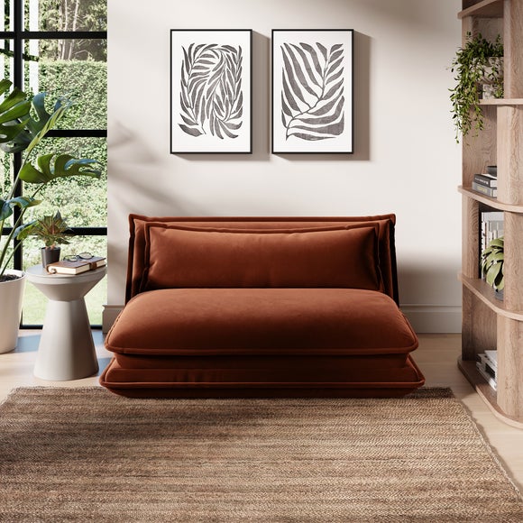 Jackson Velvet Small Double Sofa Bed