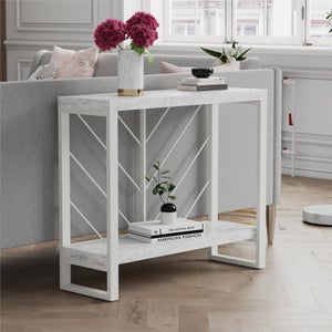 Brielle Console Table- Faux Marble