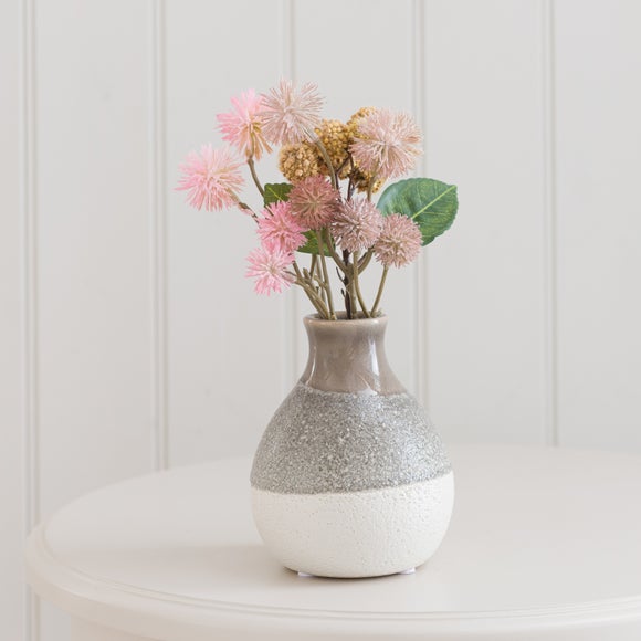 View Artificial Chestnut Arrangement In Glazed Ceramic Vase View Artificial Chestnut Arrangement In Glazed Ceramic Vase