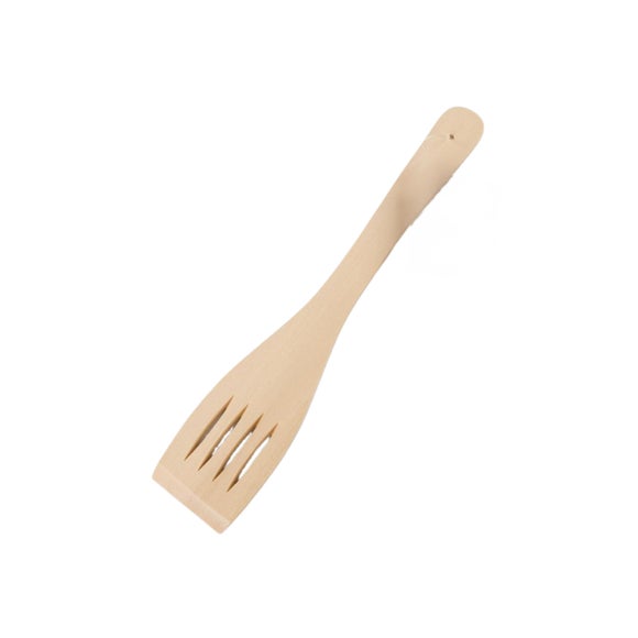 Tala Wooden Curved Slotted Spatula