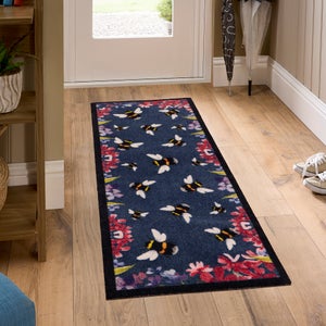 Marvel Floral Bee Washable Runner