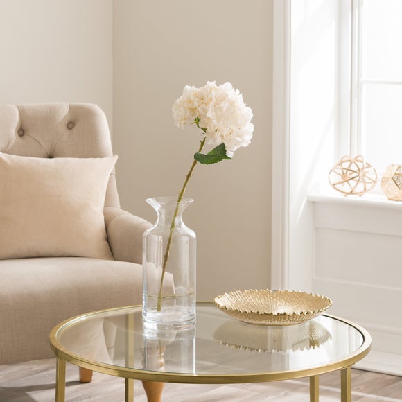 Click to view product details and reviews for Artificial White Hydrangea Stem.