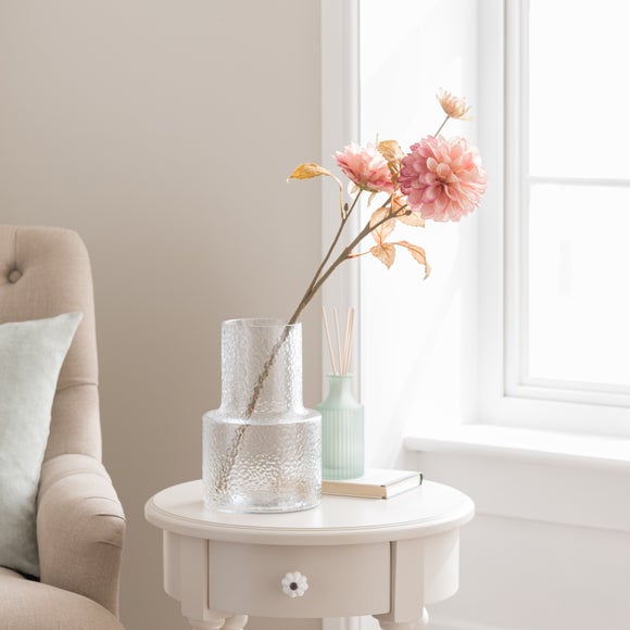 Click to view product details and reviews for Artificial Dried Look Ball Dahlia Stem.