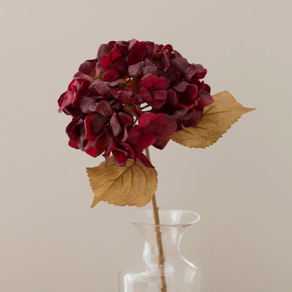 Click to view product details and reviews for Artificial Dried Look Red Hydrangea Stem.