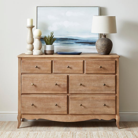 Click to view product details and reviews for Giselle 7 Drawer Chest Mango Wood.