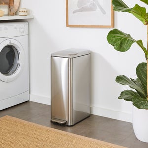 Slimline 30l Steel Pedal Bin