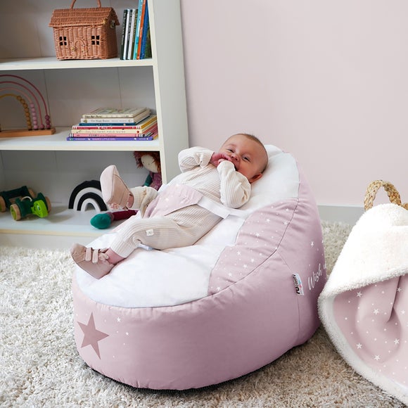 Baby bean bag pink online