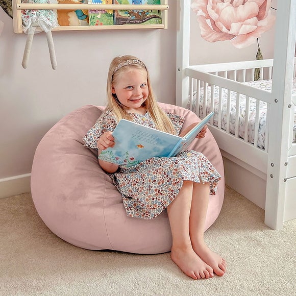 Ru Comfy Mini Slouch Velvet Bean Bag