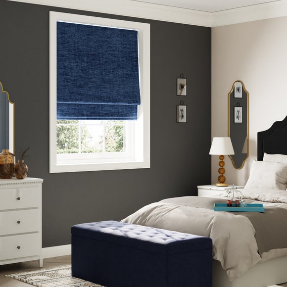 Genoa Chenille Blackout Roman Blind