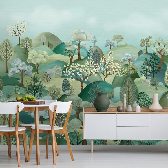 Hillside Wall Mural