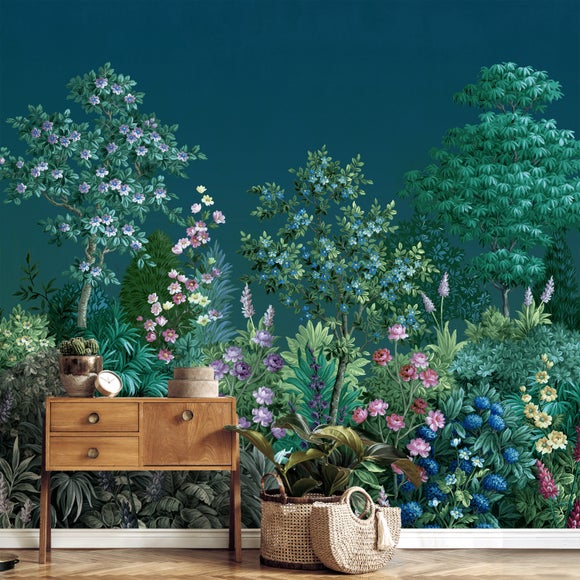 Photo 3 of Midnight Garden Wall Mural Photo 3 of Midnight Garden Wall Mural