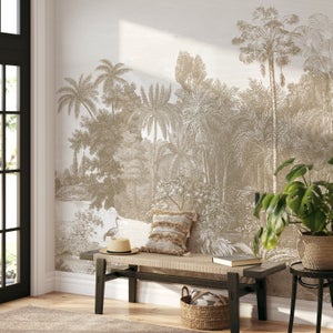 Vintage Tropical Wall Mural