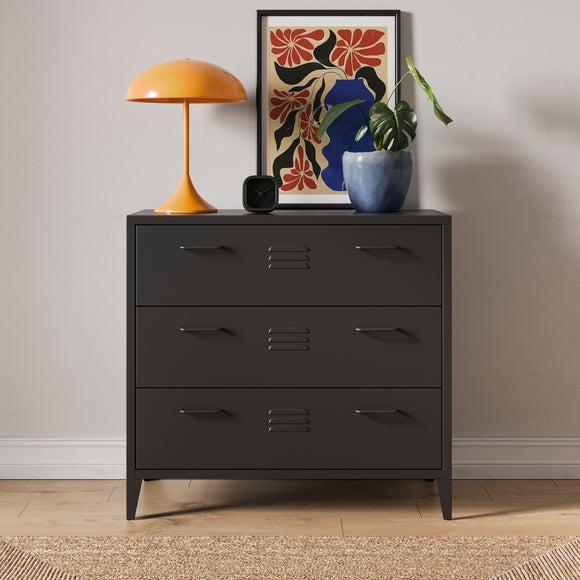 View Helga Metal 3 Drawer Chest View Helga Metal 3 Drawer Chest