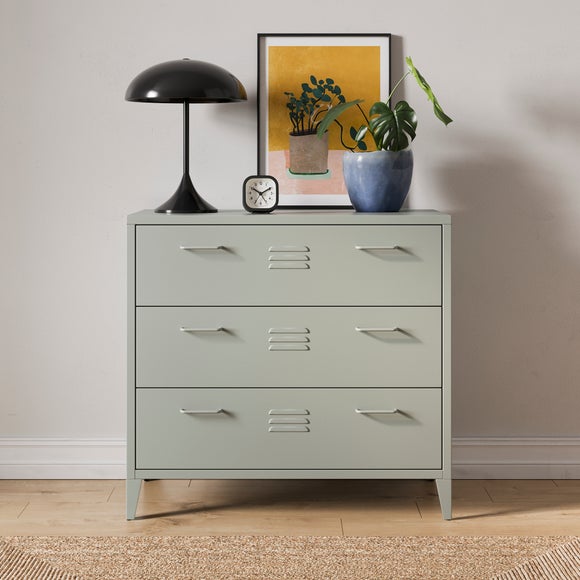 View Helga Metal 3 Drawer Chest View Helga Metal 3 Drawer Chest
