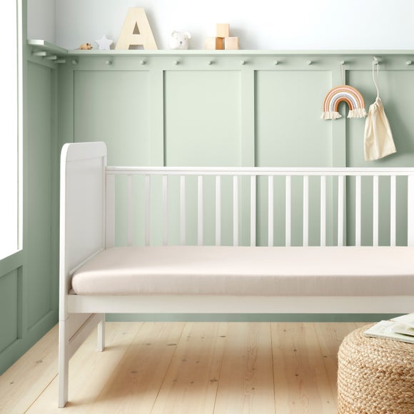 Pack of 2 Plain 100% Cotton Jersey Fitted Sheets