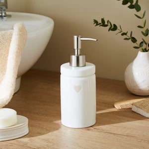 Ceramic Heart Soap Dispenser
