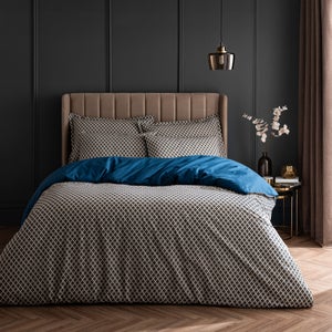 Elea 100 Cotton Duvet Cover And Pillowcase Set