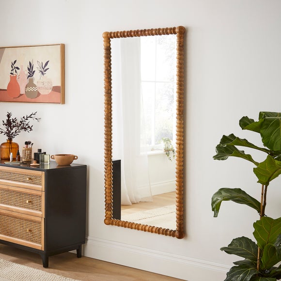 Click to view product details and reviews for Turned Mango Wood Rectangle Full Length Wall Mirror.