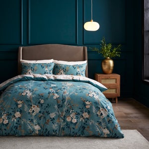 Oriental Trail Polycotton Duvet Cover & Pillowcase Set