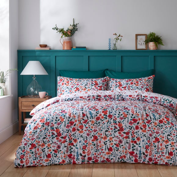 Meadow Floral Polycotton Duvet Cover Pillowcase Set