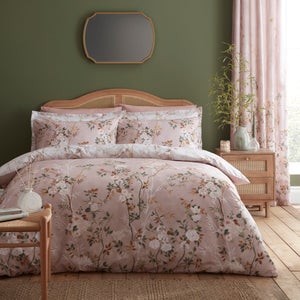 Oriental Trail Polycotton Duvet Cover & Pillowcase Set