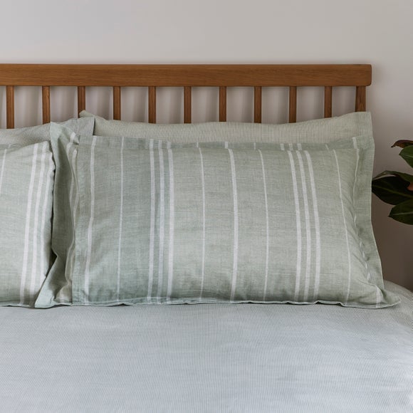 Harley Stripe Polycotton Oxford Pillowcase