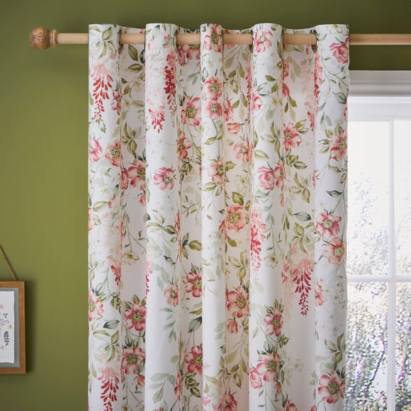 Photo 1 of Wisteria Trail Polycotton Blackout Eyelet Curtains