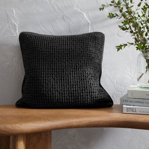 Smart Waffle Square Cushion Cover