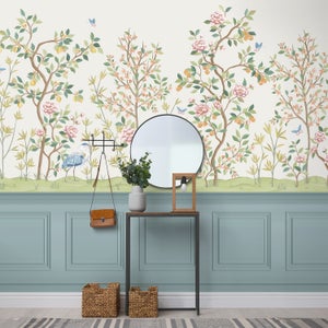 Chinoiserie Panelling Wall Mural