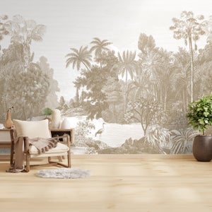 Vintage Tropical Wall Mural