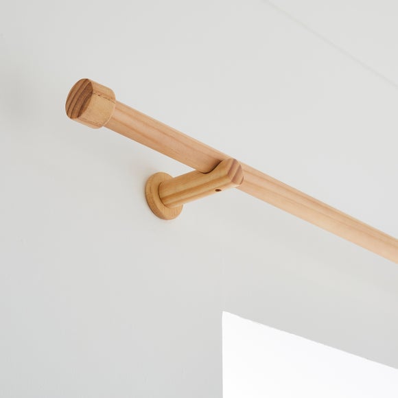 View Trinity Wood Curtain Pole View Trinity Wood Curtain Pole