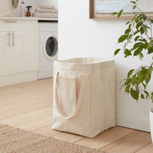 Double Compartment Foldable Laundry Hamper