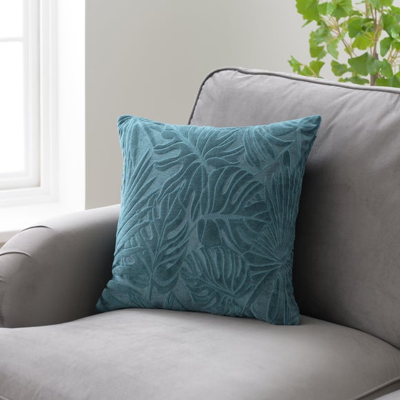 Click to view product details and reviews for Velvet Leaf Square Cushion Cover.